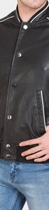 <b>Record</b> New Style Winter Leather Jacket Embroidery Men Clothes Long <b>Sleeve</b> Zipper Male Casual Leather Jacket For Men Casual Wear - Product Image 2