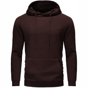 Haute qualité pas cher prix hommes sweats à capuche goutte épaule léger épais coton polaire sport sweats à capuche - Product Image 6