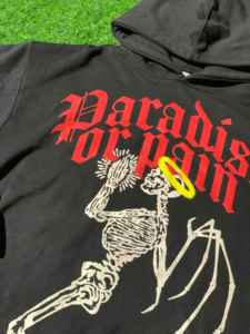 Sudadera de manga larga de gran tamaño para hombre, jersey con capucha de rizo de invierno, capucha estampada para correr para hombre - Product Image 3