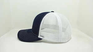 Sombreros de camionero multicolor con logotipo personalizado, sombreros deportivos estructurados de lona de perfil alto, parte trasera de malla ajustable para ciclismo, producto ODM - Product Image 3