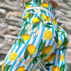 Meilleure vente de leggings XL personnalisés pour femmes grande taille ODM fournir des pantalons pour filles impression par sublimation dernière conception services OEM - Product Image 5