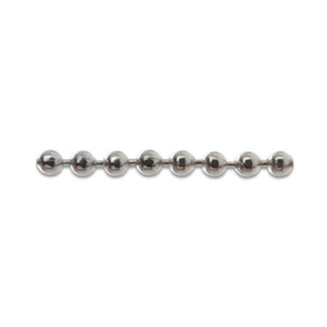 Catena a Perline in Ottone Nichelato mm. 3,5 - Product Image 1