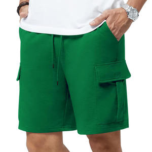 กางเกงขาสั้นออกกำลังกายผ้าคอตตอนสำหรับผู้ชายเอวยางยืดออกแบบลายตาข่ายแบบใส่สบายออกแบบได้ตามต้องการ - Product Image 3