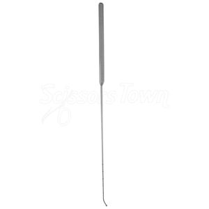 Eje curvo de sonda de bola con marcas graduadas y mango moleteado para precisión quirúrgica - Product Image 4