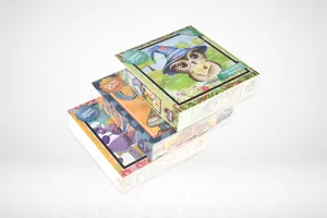 <b>Puzzle</b> Box Cheap High Quality Manufacturer Kids Game Gray <b>Board</b> Lamination Custom Boxes with Rigid Box - Product Image 3