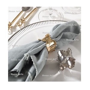 ห่วงใส่กระดาษเช็ดปากโลหะทรงกลมปรับขนาดได้ตามต้องการสำหรับร้านอาหารในโรงแรมดีไซน์แบบที่กำลังมาแรง - Product Image 4