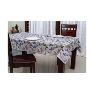 Nappe de table en lin imperméable jetable personnalisée, design abstrait brodé, ergonomique, recyclable, vente en gros, expédition prête - Product Image 1