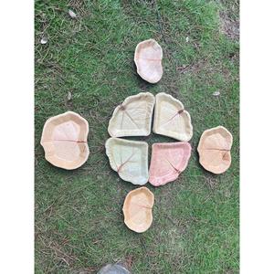 Plato de Hoja de Uva de Mar, Plato para Picnic, Hoja de Palma Areca, Uva de Mar de Vietnam, Loto Azul - Product Image 6