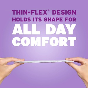 Almohadillas de incontinencia ultrafinas Poise, absorción moderada de 4 gotas, longitud regular, 144 unidades - Product Image 5