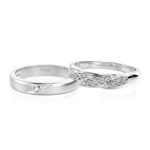 Jeulia Winged Sterling <b>Silver</b> Promise <b>Ring</b> for <b>Men</b> Rose Gold Plated with Zircon Adjustable Casual Engagement <b>Ring</b> - Product Image 3