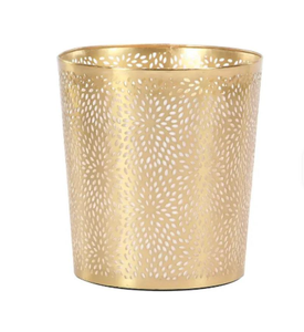 Storage Bucket Feature Eco Material Sliding Gold Fineshed New Trash Can Soft Kitchen with Etching Style - Product Image 1