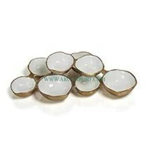 Luxury Newly Arrival Tabletop <b>Dinnerware</b> Food Serving Bowls Modern Designer Unique Handcrafted Luxury Food Server Ware Bowls - Product Image 1