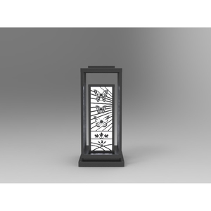 DNT.001.05 Lampe Solaire de Jardin Premium IP65 Étanche LED Corps en Acier Inoxydable Blanc Chaud CCT 3000K pour Hôtels et Aménagements Paysagers - Product Image 1