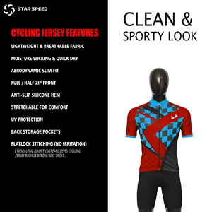 Maillot de cyclisme pour homme personnalisé avec impression par sublimation, coupe-vent, antibactérien, séchage rapide, écologique, respirant, manches longues - Product Image 5