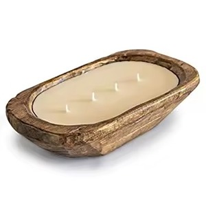 Bol à pâte en bois décoratif moderne de haute qualité de vente fait à la main utilisation de cuisine élégante le dernier style emballé dans le carton - Product Image 4