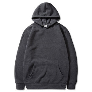 Pull à capuche pour hommes avec logo personnalisé vente en gros Sports d'hiver Polyester/coton respirant de couleur unie Mode écologique - Product Image 3