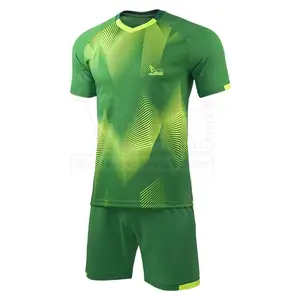 Polyester yapılmış tasarım kendi erkekler futbol forması toptan en çok satan gençlik futbol kıyafetleri üniforma