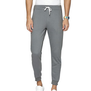 OEM personalizado hombres Slim Fit pantalones de chándal Casual Color sólido liso polar desnudo sudor Jogger hombres disponibles en todos los tamaños - Product Image 4