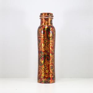 100% Pure <b>Copper</b> Printed <b>Water</b> <b>Bottles</b> Ayurvedic Health Benefits <b>Copper</b> <b>Water</b> <b>Bottle</b> Leak Proof Yoga <b>Bottle</b> With Logo - Product Image 4