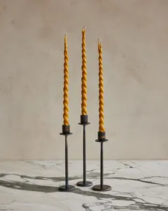 <b>Black</b> Antique Metal Iron Candle Holder Christmas Home Decoration <b>Candlestick</b> Holders High Quality Handmade Fancy Candle Mold - Product Image 1