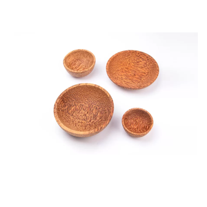 ชามไม้เป็นมิตรกับสิ่งแวดล้อมเหมาะสำหรับซุปซีเรียลและของหวาน - Product Image 1