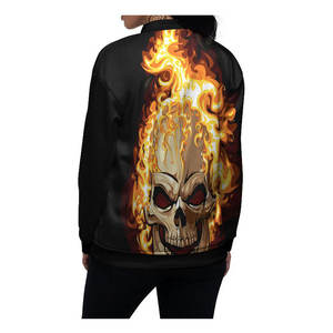 Nouvel arrivage de blouson d'aviateur personnalisé en satin meilleure vente bombardier d'hiver en cuir à la mode doublure en nylon tissu imprimé - Product Image 5