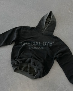 Sweat à capuche surdimensionné zippé en molleton français 420 GSM, couture contrastée, streetwear personnalisé, nouvelle mode de haute qualité - Product Image 5