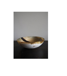 Sustainable Crafted Buffalo Horn Bowl natural serving piece for dining table kitchen home decor artisan <b>gift</b> - Product Image 2