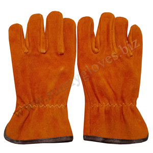 High Quality Grain Cowhide Leather <b>Driver</b> <b>Gloves</b> 3M Thinsulate Lining Work Safety <b>Gloves</b> Winter Warm Anti Slip Driving <b>Gloves</b> - Product Image 3
