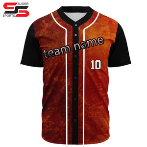 Chemises de baseball brodées avec impression de logo personnalisé de haute qualité Maillot de softball pour hommes Maillot de baseball sublimé - Product Image 6