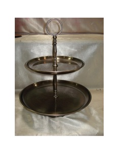 Soporte de acero de 2 niveles martillado - Product Image 1