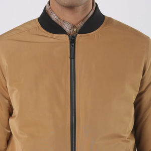 Chaquetas Bomber de Alta Calidad para Hombre, Manga Larga, Cuello Mao, Estilo Moderno, con Logotipo Personalizado - Product Image 4