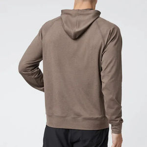 Sudadera personalizada con media cremallera para hombre 2025, sudadera de mezcla de algodón transpirable elástica de 4 vías, sudadera Digital bordada para entrenamiento de gimnasia de invierno - Product Image 3