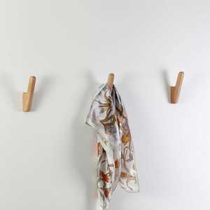 Porte-chapeau mural-Porte-manteaux en bois robuste-Porte-manteau en bois-Arbre d'entrée-Arbre à manteau avec base solide pour chapeau - Product Image 3