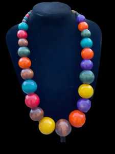 Personalizado de lujo hecho a mano de la mejor calidad de alto pulido hermoso ángulo de resina artesanía de moda collar de cuentas de resina para las mujeres - Product Image 6