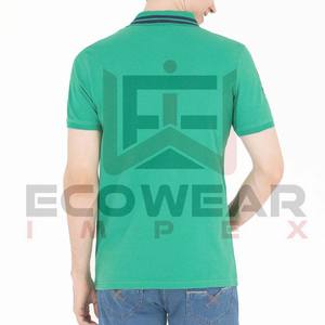 Polos pour hommes 100% coton Polos réguliers dans les tailles Vente en gros de polos de mode imprimés bon marché Logo personnalisé pour hommes - Product Image 2