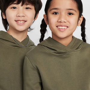 New Kids Casual Cotton Plain <b>Hoodie</b> For <b>Boys</b> And Girls Fleeced Blank Pullover Sweatshirt with Anti-Shrink Hooded Collar Kid Wear - Product Image 3