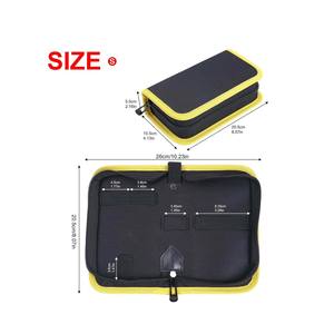 Pochette de rangement pour outils en toile personnalisée, très vendue |   Petite trousse de rangement avec fermeture éclair |   Sac à outils robuste avec sangles élastiques - Product Image 2