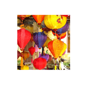 Linterna de seda colgante de Vietnam-Linternas blancas al aire libre para fiesta de boda-Linterna de seda colorida para la decoración del jardín del hogar - Product Image 1