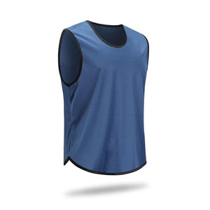 Maillots d'entraînement de football sans manches avec logo personnalisé, gilets d'équipe pour adultes, technologie de découpe automatisée, nouveaux vêtements de football, service OEM - Product Image 4