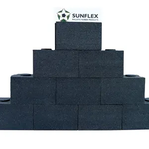 Resilient And Highly-Durable Ballistic Rubber Blocks 