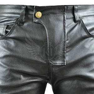 Pantalons en cuir de moto de qualité supérieure, dernier design, vente en gros, personnalisez votre propre logo, pantalons en cuir de moto - Product Image 3