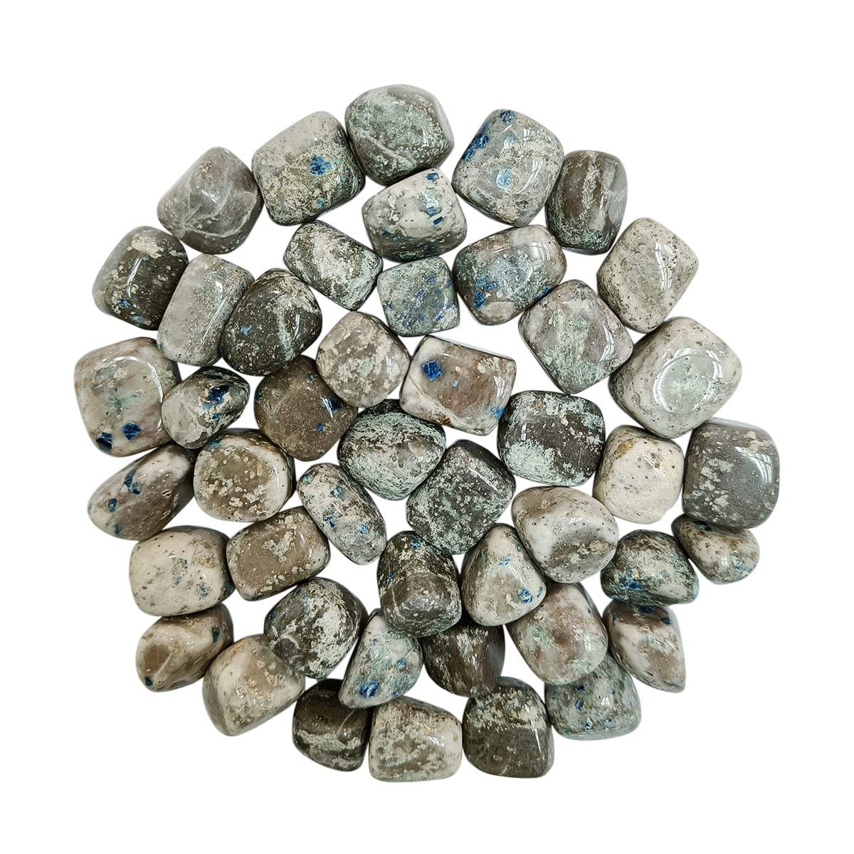 White Granite with Blue Spots