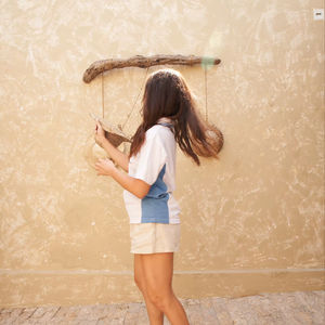 T-shirt unisexe décontracté Ultifresh à panneaux contrastés, motif uni, polyester et coton, respirant, écologique, ODM, évacuation de l'humidité - Product Image 2