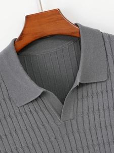 Polo profesional de alta calidad para hombre, estampado transpirable personalizado, venta al por mayor, recién llegado, polos informales de talla grande para hombre - Product Image 3