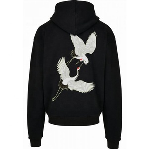 เสื้อฮู้ดดี้ผู้ชายผ้าฟลีซคอตตอน 100% ขนาดใหญ่พิเศษ แบบ OEM สั่งทำได้ พรีเมียม สไตล์ปักลาย กระเป๋าเสื้อ  ไซส์พลัส  ขายส่ง  ฤดูหนาว 2024 - Product Image 1