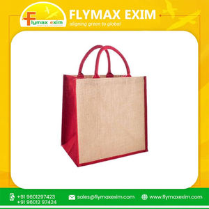 2023 nouvelle conception sacs de jute d'exportation personnalisés sacs de jute de qualité supérieure inde sacs fourre-tout en jute en gros avec impression personnalisée - Product Image 2