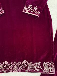 Conjunto de Salwar de Seda de Diseñador, Ropa Étnica Elegante para Mujer, Estilo Fiesta, Protección Solar y Sin Arrugas, Tela y Detalles de Primera Calidad - Product Image 6