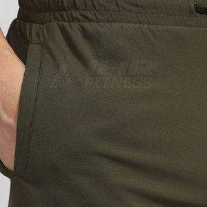 Pantalones cortos de lona de longitud media de calidad premium para hombre, algodón transpirable de secado rápido, cierre de cintura elástica sólida, estilo de calle caliente - Product Image 5