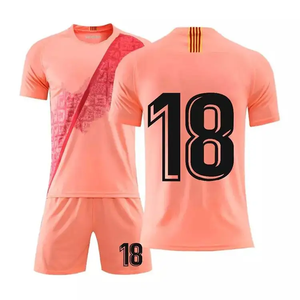Conjunto de camisetas de fútbol Logo Camisetas de fútbol 100% poliéster Cómodo Uniforme de fútbol Desgaste Color degradado, Desgaste de fútbol, Conjuntos - Product Image 2